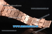 Audemars Piguet Royal Oak Offshore Seiko VK67 Quartz Rose Gold/Diamonds Case with Rose Gold Dial and Diamonds Bezel