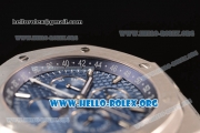 Audemars Piguet Royal Oak Perpetual Calendar Asia Automatic Steel Case with Blue Dial and Steel Bracelet