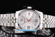 Rolex Datejust Oyster Perpetual with White Rolex Logo Dial