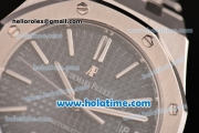 Audemars Piguet Royal Oak Miyota 9015 Automatic Full Steel with Sitck Markers and Blue Dial - 1:1 Original Best Version