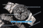 Rolex Daytona Swiss Valjoux 7750 Automatic Stainless Steel Case/Bracelet with White Dial and Stick Markers