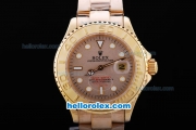 Rolex Yacht-Master Automatic Granite Dial with Golden Bezel