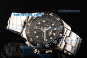 Breitling Skyracer Automatic Movement Steel Case with PVD Bezel and Black Dial