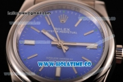 Rolex Air King Asia 2813 Automatic Full Steel with Blue Dial and Stick Markers