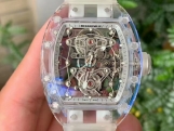 Richard Mille Tourbillon RM056 & RM 56-02 Snow Glass Full Transparent 1:1 High Quality Replica Watch (EUR)