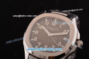 Patek Philippe Aquanaut Swiss ETA 2824 Automatic Steel Case/Strap with Chocolate Dial