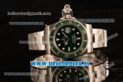 Rolex Submariner 2836 Auto 904Steel Case with Green Dial and Steel Bracelet - 1:1 Original (JF)