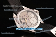 Tag Heuer Grand Carrera Pendulum Asia 6497 Manual Winding Steel Case with Black Dial and Stick Markers