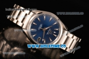 Omega Aqua Terra 150 M Co-Axial Clone Omega 8501 Automatic Steel Case/Bracelet with Blue Dial and Stick Markers (EF)