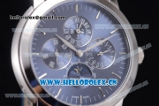 Audemars Piguet Jules Audemars Grand Complication Asia ST16 Automatic Steel Case Stick Markers Blue Leather Strap and Blue Dial (EF)