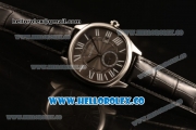 Cartier Drive de Cartier Asia Automatic Steel Case with Grey Dial and Black Leather Strap (AAAF)