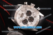 Tudor Fastrider Miyota OS20 Quartz Steel Case with White Dial and Silver Arabic Numeral Markers