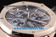 Audemars Piguet Royal Oak Chronograph Miyota OS10 Quartz Steel Case with Blue Dial and Steel Bracelet