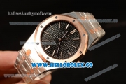 Audemars Piguet Royal Oak 41mm Two Tone Clone AP3120 Automatic Black Dial EF Best Edition