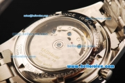 Tag Heuer Carrera Calibre 16 Asia Valjoux 7750 Automatic Chronograph with White Dial and Bezel-Big Calendar