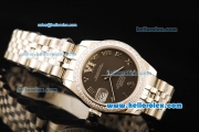 Rolex Datejust Automatic Movement Full Steel with ETA Coating Case and Diamond Bezel