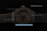 Hublot Big Bang Swiss Valjoux 7750 Automatic Movement PVD Case with Black Dial and Black Rubber Strap
