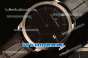 Girard Perregaux Classique 9015 Auto Steel Case with Black Dial and Black Leather Strap