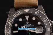 Rolex GMT-Master Pro-Hunter Asia 2813 Automatic Movement PVD Case with Ceramic Bezel and Black Dial