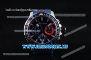 Ulysse Nardin Maxi Marine Diver Miyota OS20 Quartz Steel Case with Blue Dial and Blue Rubber Strap Stick Markers