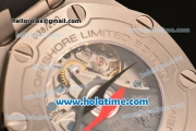 Audemars Piguet Royal Oak Offshore Sebastien Buemi Best Edition Chrono Swiss Valjoux 7750 Automatic Titanium Case with Ceramic Bezel and Rubber Strap - 1:1 Original (NOOB)