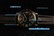 Panerai Luminor Marina Automatic Movement PVD Case with Black Dial and Green Markers