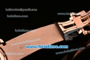 Ulysse Nardin Freak Automatic Rose Gold/Diamond Case with Black Dial and Black Leather Strap (EF)