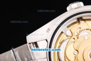 Rolex Datejust Oyster Perpetual Swiss ETA 2836 Automatic Movement Silver Case with White Dial and Diamond Markers