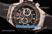 Hublot Big Bang Unico Magic Black Chrono Miyota Quartz Steel Case with PVD Bezel Stick/Arbaic Numeral Markers and Black Dial