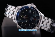 Omega seamaster Chronograph Automatic Movement with Blue Dial and Blue Bezel Omega seamaster Chronograph Automatic Movement with Blue Dial and Blue Bezel