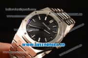 Audemars Piguet Royal Oak 41mm Clone AP 3120 All Steel Black Dial 15400ST.OO.1220ST.01