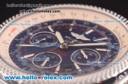 Breitling for Bentley Motors Chrono Swiss Valjoux 7750 Automatic Full Steel with Blue Dial