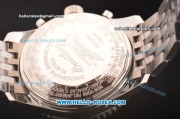 Breitling Montbrillant Datora Swiss Valjoux 7751 Automatic Steel Case/Strap with Beige Dial