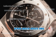 Audemars Piguet Royal Oak Perpetual Calendar Asia Automatic Steel Case with Black Dial and Steel Bracelet