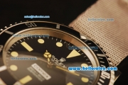 Rolex Submariner Tiffany&Co. Swiss ETA 2836 Automatic Steel Case with Black Dial and Nylon Strap