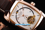 Parmigiani Kalpa XL Tourbillon Automatic Rose Gold Case with White Dial