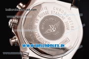 Breitling Avenger Chrono Swiss Valjoux 7750-SHG Automatic Stainless Steel Case with Black Leather Strap and Black Dial