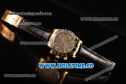 Rolex Daytona Chrono Swiss Valjoux 7750 Automatic Yellow Gold Case with Ceramic Bezel Diamonds Markers and Black MOP Dial (BP)