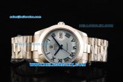 Rolex Day-Date II Oyster Perpetual Rolex 3156 Automatic Movement Full Steel with Blue Dial and Roman