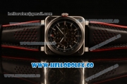 Bell&Ross BR 03-92 AAERO GT Asia Automatic Steel Case with Skeleton Dial and Black Leather Strap - (AAAF)