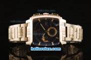 Tag Heuer Monaco Swiss Valjoux 7750 Automatic Full Steel with Black Dial and Stick Markers- 1:1 Original Tag Heuer Monaco Swiss Valjoux 7750 Automatic Full Steel with Black Dial and Stick Markers- 1:1 Original