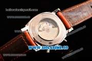 Panerai Radiomir 1940 Chronograph Bianco PAM 521 Asia Automatic Steel Case with Black Dial and Roman Numeral Markers