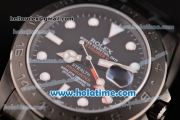 Rolex Pro-Hunter Explorer II Asia 2813/Swiss ETA 2836/Clone Rolex 3187/Super Clone 3187 Automatic Full PVD with Black Dial and White Markers - 1:1 Original (BP)