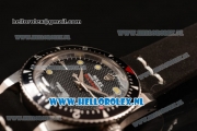 Rolex Milgauss Vintage Asia 2813 Automatic Steel Case Dot Markers with Black Dial and Black Nylon Strap