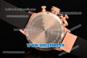 U-Boat Classico Italo Fontana Chrono Miyota Quartz Rose Gold Case with Black Dial and Arabic Numeral Markers