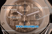 Audemars Piguet Royal Oak Offshore Clone AP Calibre 3126 Automatic Steel Case with Grey Dial and Arabic Numeral Markers (EF)