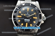 Rolex Submariner Comex Asia 2813 Automatic Steel Case with Black Dial Orange Dots Markers and Steel Bracelet