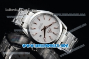 Omega Seamaster Aqua Terra 150M Clone Omega 8500 Automatic Stainless Steel Case/Bracelet with White Dial (YF)