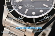 Tudor Heritage Black Bay Swiss ETA 2824 Automatic Steel Case/Bracelet with Black Dial and White Markers - 1:1 Original (ZF)