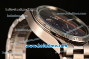 Tag Heuer Grand Carrera Calibre 36 Chrono Miyota Quartz Full Steel with Black Dial and Stick Markers